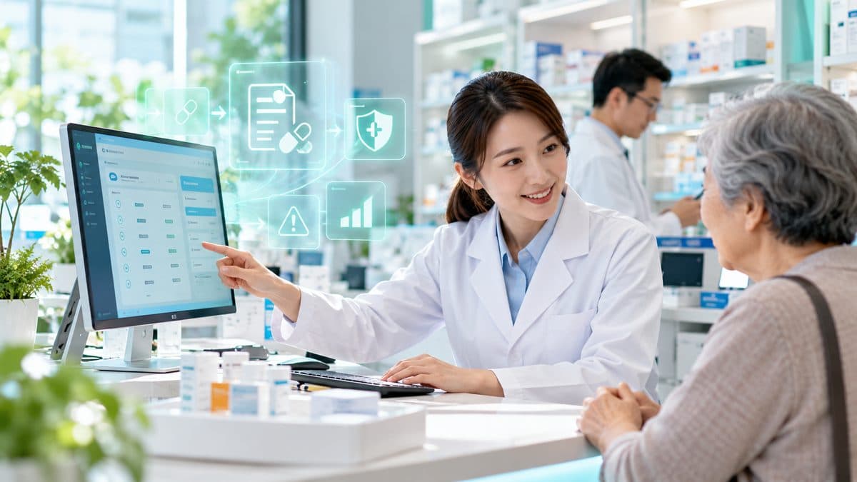 華碩攜手美國高通、長青連鎖藥局 AI成藥師第二雙眼睛、協助處方用藥把關