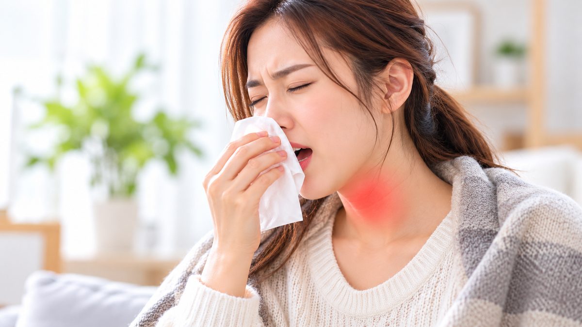 喉嚨癢、一直乾咳是過敏嗎?過敏咳嗽和感冒咳嗽怎麼分