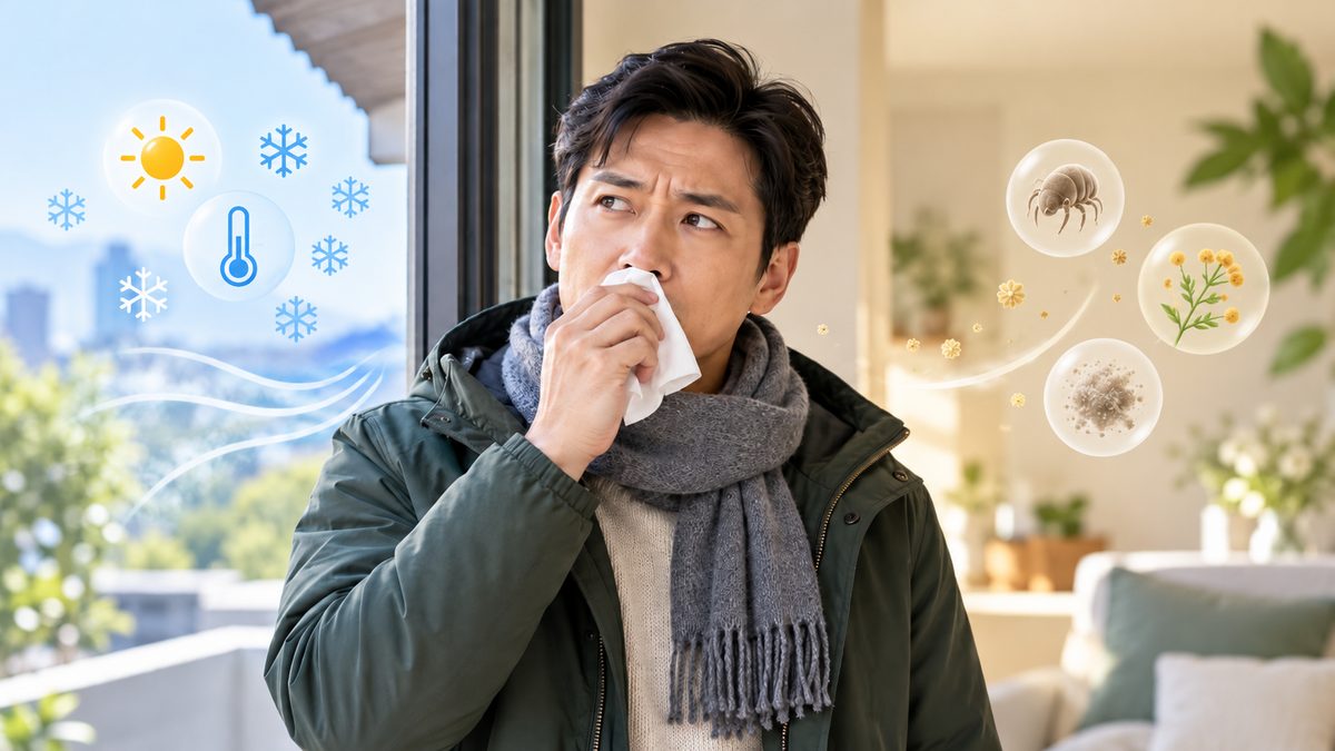 天氣一變就打噴嚏,不一定是過敏?溫差型鼻炎與過敏性鼻炎怎麼分